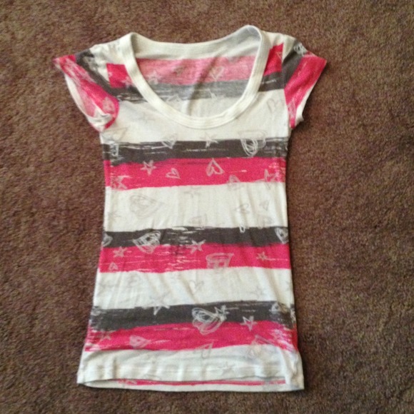 Hearts, stars and striped top