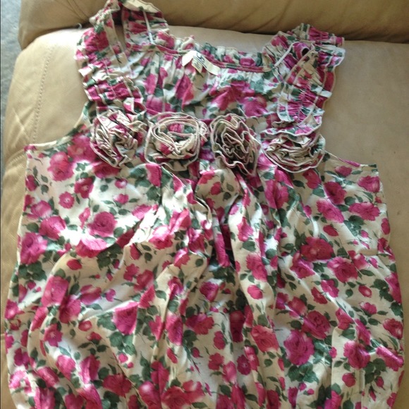 Flowery summer top