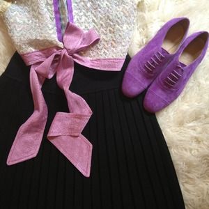 🍃💕Party in Pleats ... Party in Purple ... 💕🍃