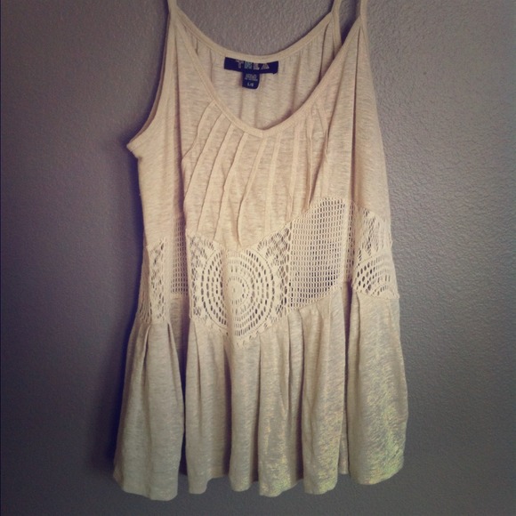 Beige tank top URBAN OUTFITTERS