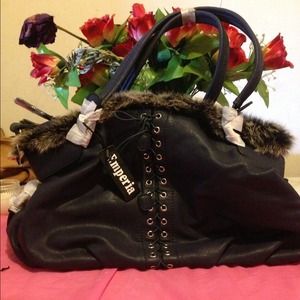 Navy Blue fashion handbag!