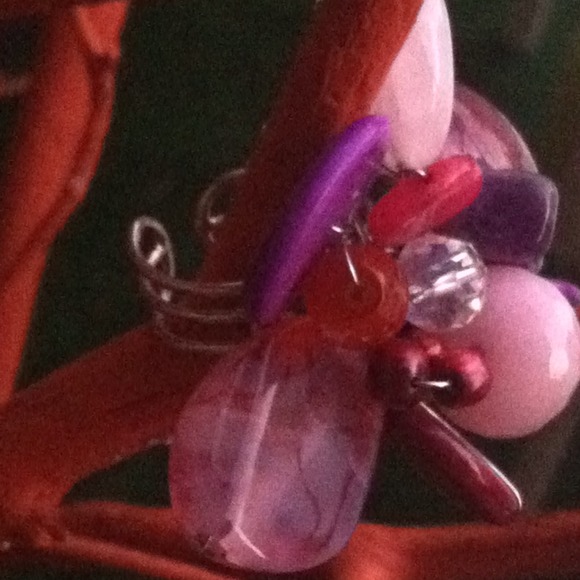 FUN~COLORFUL~STONE-RING - Picture 2 of 2