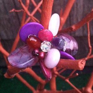 FUN~COLORFUL~STONE-RING