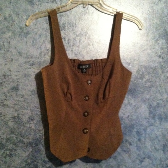 Little brown vest *** NEW PRICE***