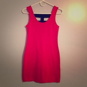 never worn! red tank dress