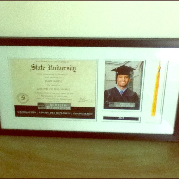 Graduation Picture and Diploma Frame