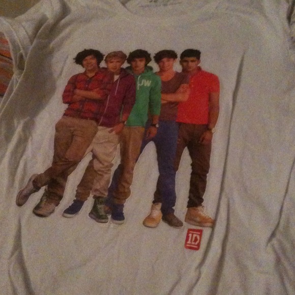 One direction white tee