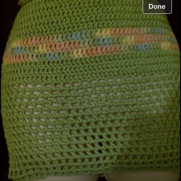 Crochet by design beach cover up skirt