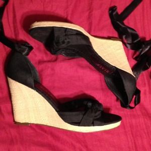 White House | Black Market ankle wrap espadrilles