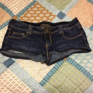 Blue jean shorts