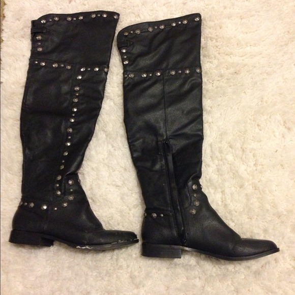 Victoria secret thigh high boots