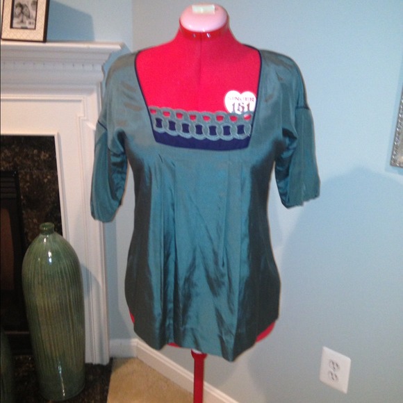 To the Max Dark Teal & Navy Shirt