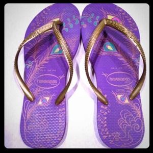Peacock Havaianas!