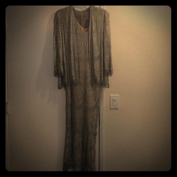 Vintage handmade long dress - Picture 1 of 4