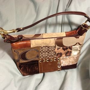 Small coach bag. 10 by 6 inches