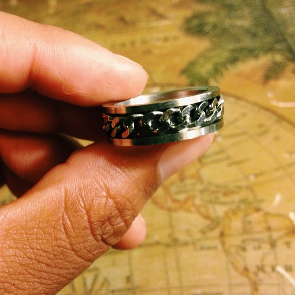 Spinning chain ring