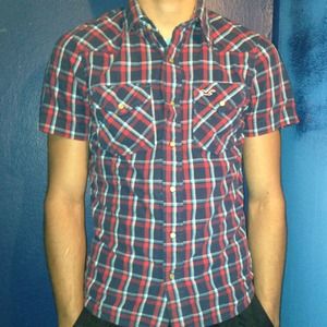 Mens Hollister button up shirt