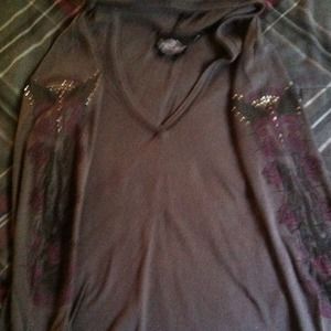 Hooded Harley Davidson long sleeve