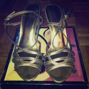 Bronze dressy sandal