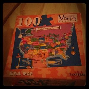 100 Piece USA Map Puzzle