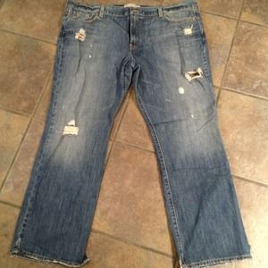 Women's size 20 plus size boy friend jeans