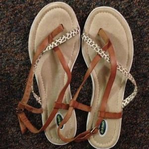 Dr Scholl's comfy fashion sandals :-)