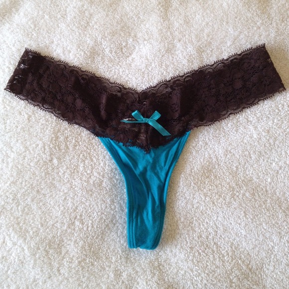 Brand New Honeydew Lace Thong NWOT