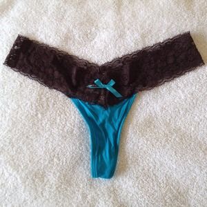 Brand New Honeydew Lace Thong NWOT