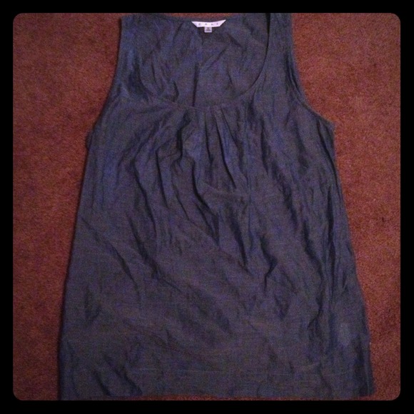 CAbi Blue-Gray Blouse