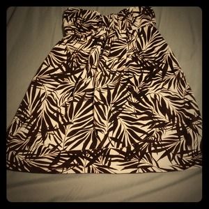 Strapless baby doll dress