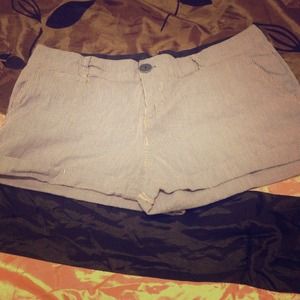 Pin stripe shorts blue &white