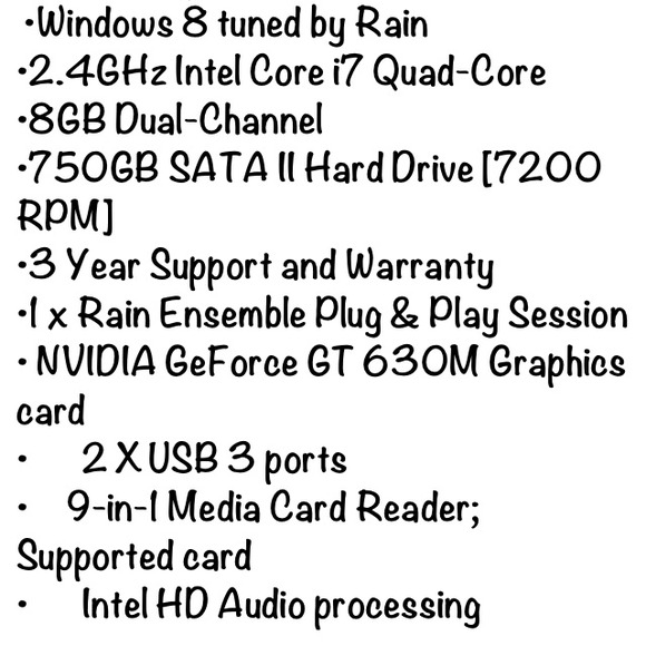 Rain Livebook A2 Laptop - Picture 3 of 3