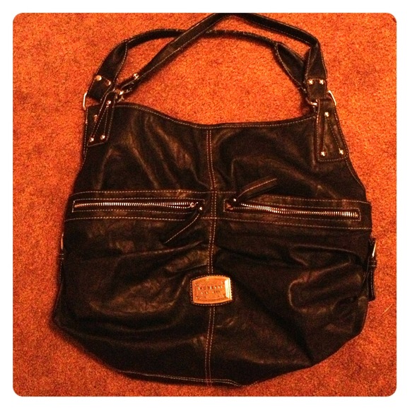 Black Rosetti Handbag