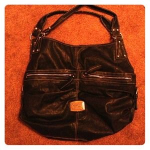 Black Rosetti Handbag