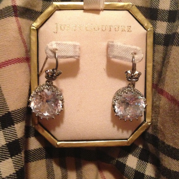 Juicy Couture Clear Stone Dangles