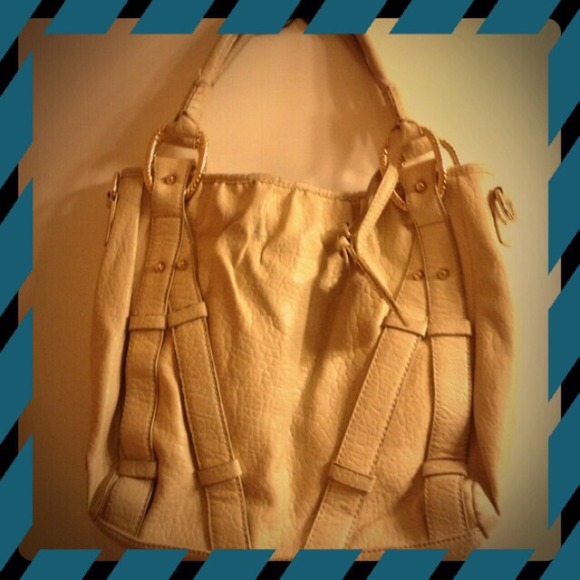 Jessica Simpson beige handbag
