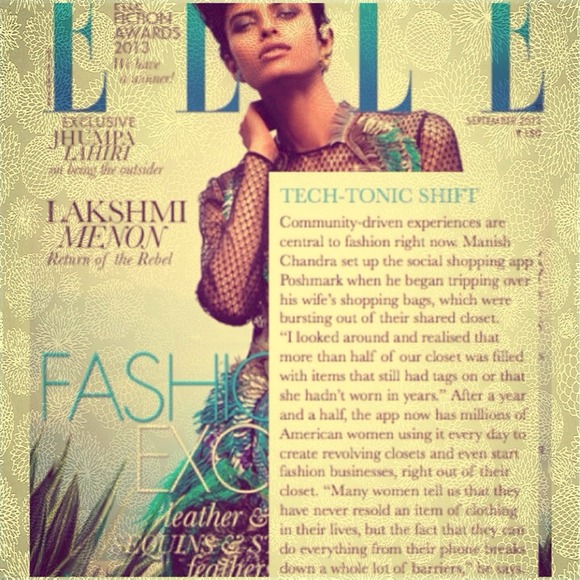 Poshmark Featured In Elle India Magazine!!