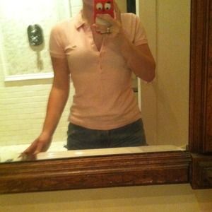 Light pink Lacoste polo