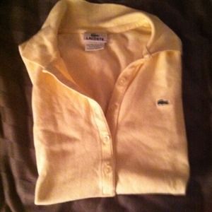 Light yellow Lacoste polo