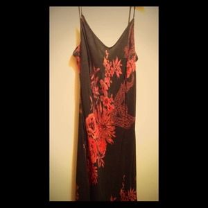 Black/ Red Roses & bead accents