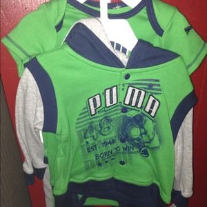 🚫sold 🚫3-6m puma tracksuit