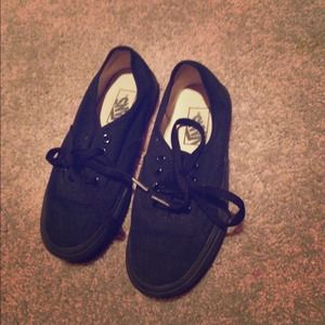 Black vans NWOT