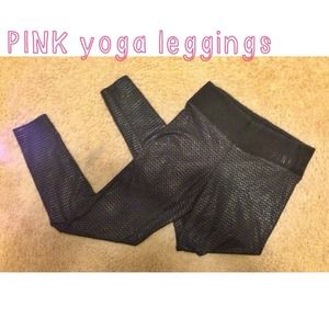 ❌SOLD❌ Black yoga leggings from VS PINK ⚡