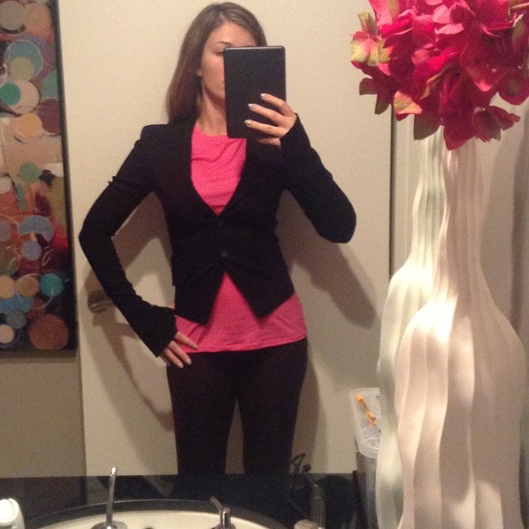 Patrizia Pepe Jackets & Blazers - Patrizia Pepe Black blazer with extra long sleeves