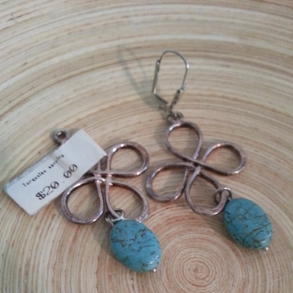 Turquoise Earrings - Picture 2 of 3