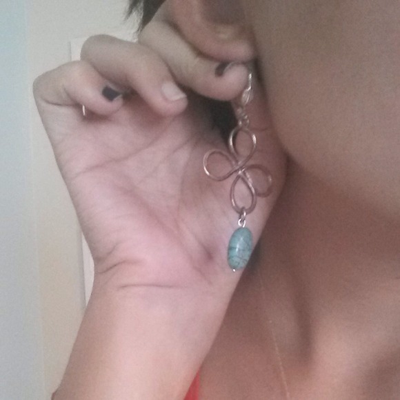 Turquoise Earrings - Picture 3 of 3
