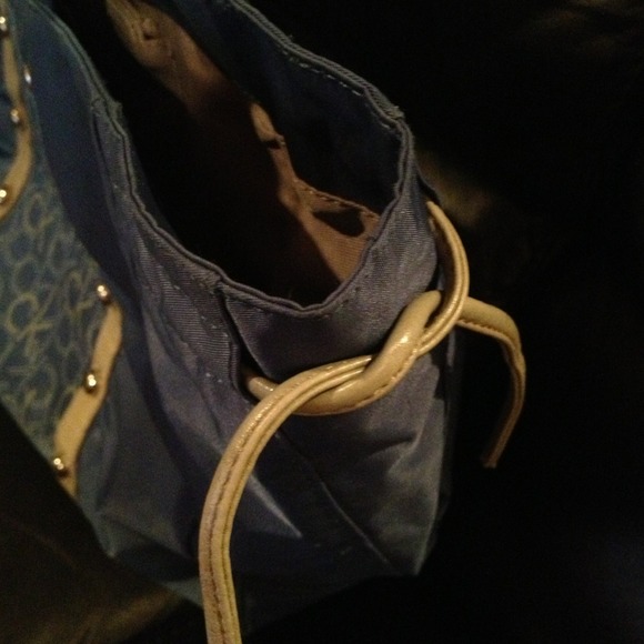 Calvin Klein Blue Tote Bag - Picture 3 of 4