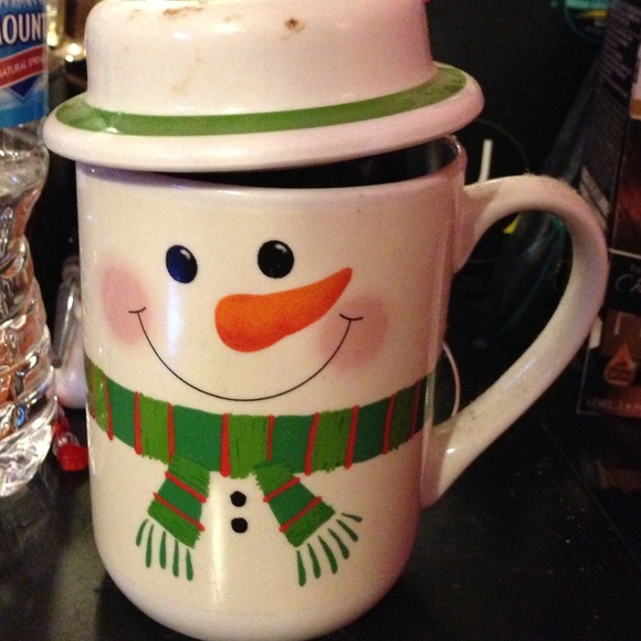 Snowman coffee cup