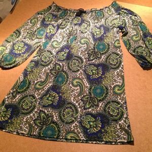 Paisley Print Top