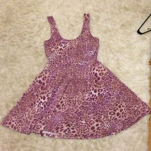 Adorable purple cheetah print Nollie dress!
